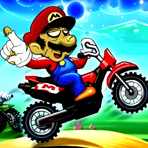 Super Mario Halloween Wheelie